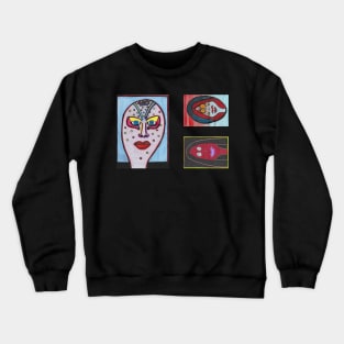 Three Portraits Crewneck Sweatshirt